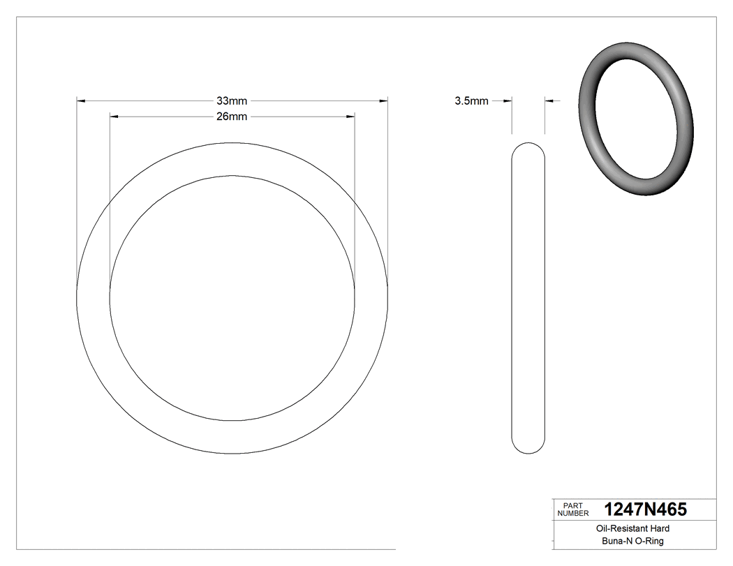 Technical drawing - 1247N465